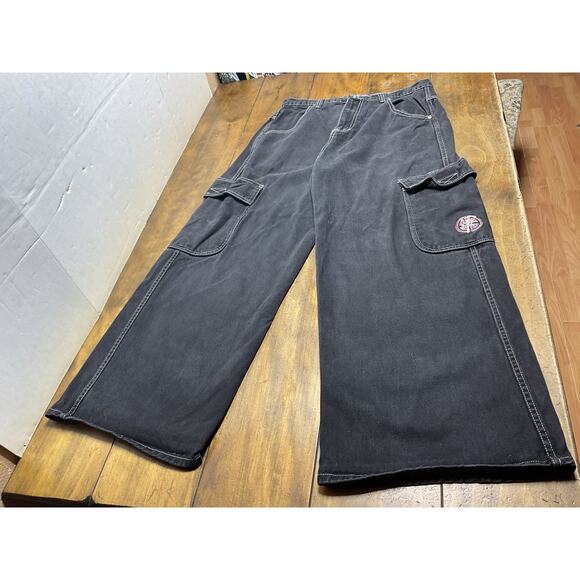 Breakdown Vtg 90s Denim Jnco Style Baggy Wide Leg Jeans Men's Size 32 - Picture 1 of 12